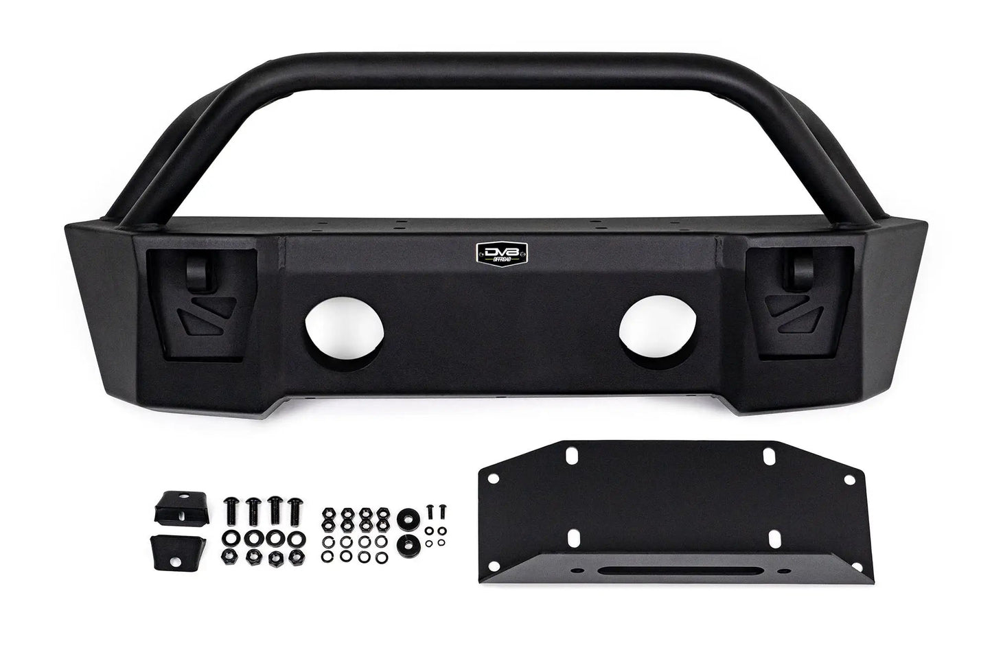 DV8 Offroad Front Bumper designed to fit the wrangler JK & JL, as well as the Gladiator JT by DV8 Offroad