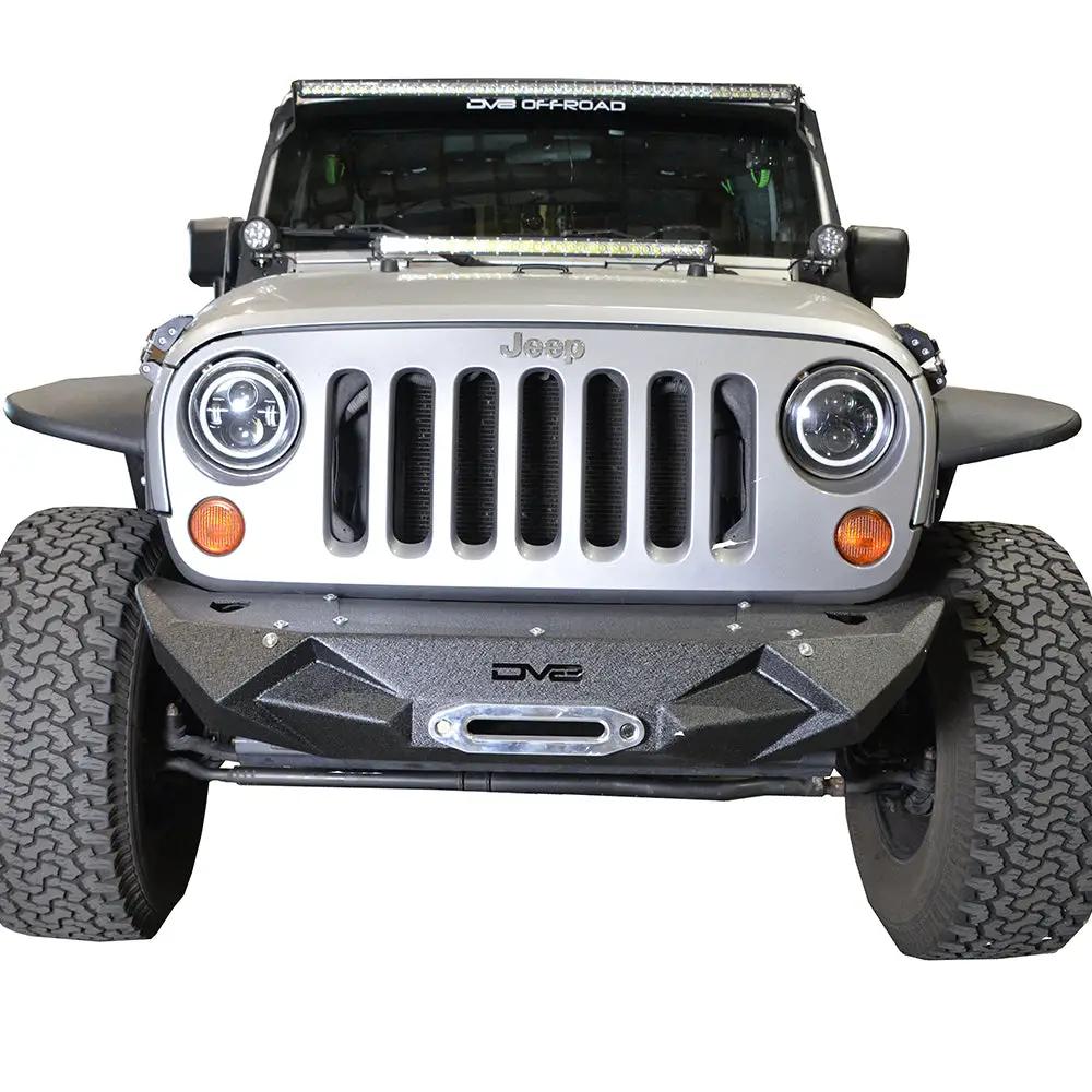 DV8 Offroad Jeep JK/JL/Gladiator Jeep Stubby Front Bumper FS-24 by DV8 Offroad