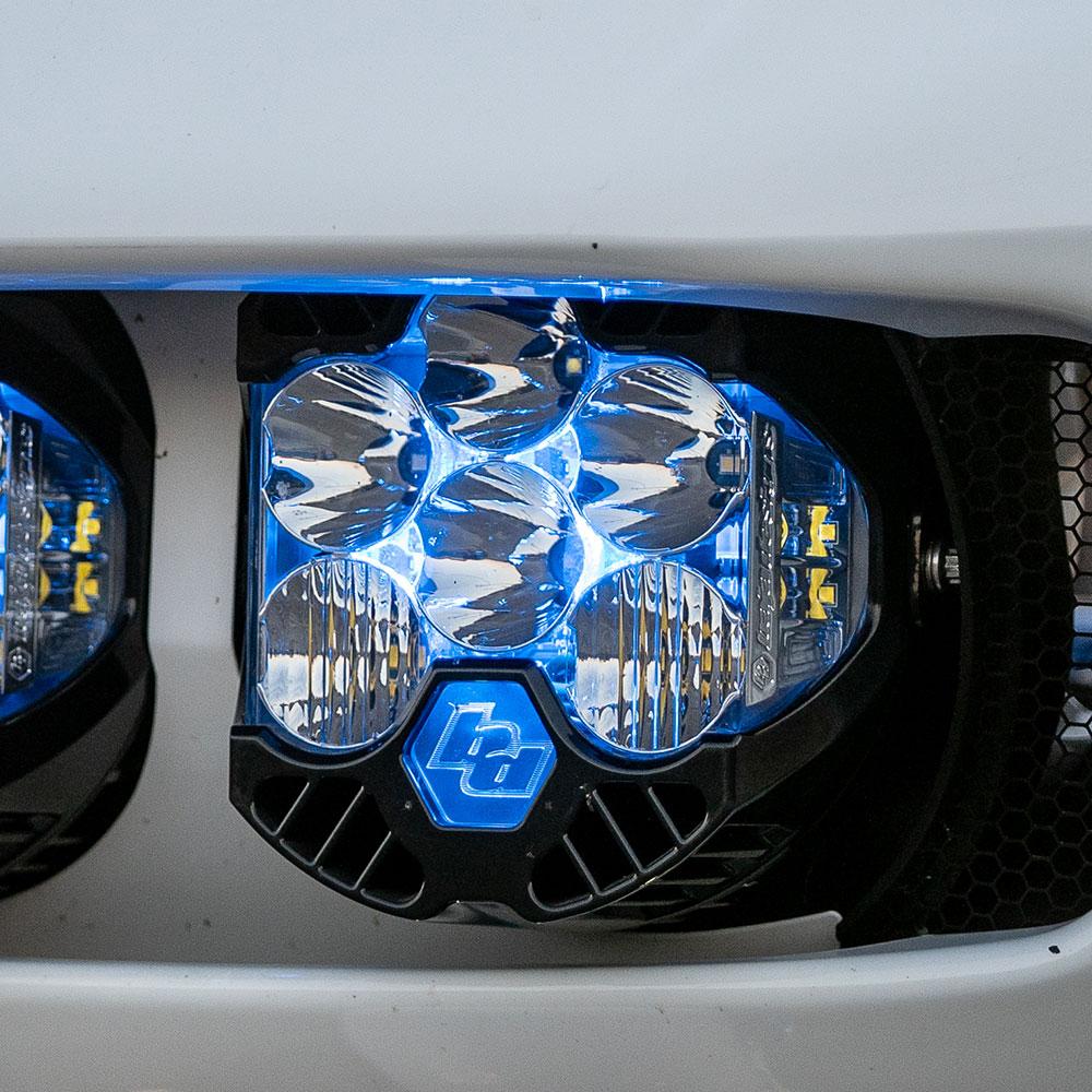 Baja Designs LP6 Pro LED Auxiliary Light Pod (Light Pattern: Driving/Combo; Color: Clear; Backlight: Blue)