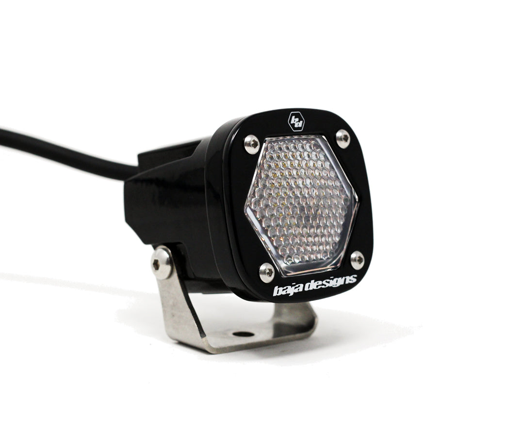 Baja Designs S1 Black LED Light Pod (Work/Scene; Clear)
