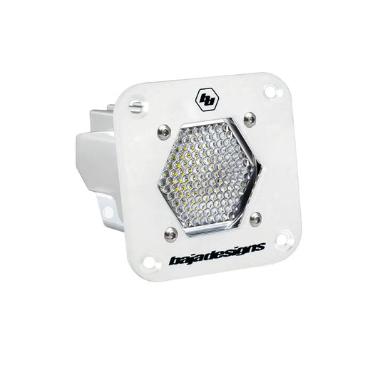 Baja Designs S1 White Flush Mount LED Light Pod (Work/Scene; Clear) by Baja Designs