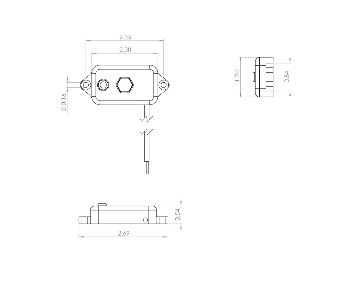 Baja Designs LED Dome Light with Switch (Clear) by Baja Designs