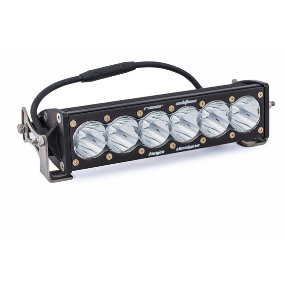 Baja Designs OnX6 Straight Racer Edition LED Light Bar (10 Inch; Racer Spot; Clear)