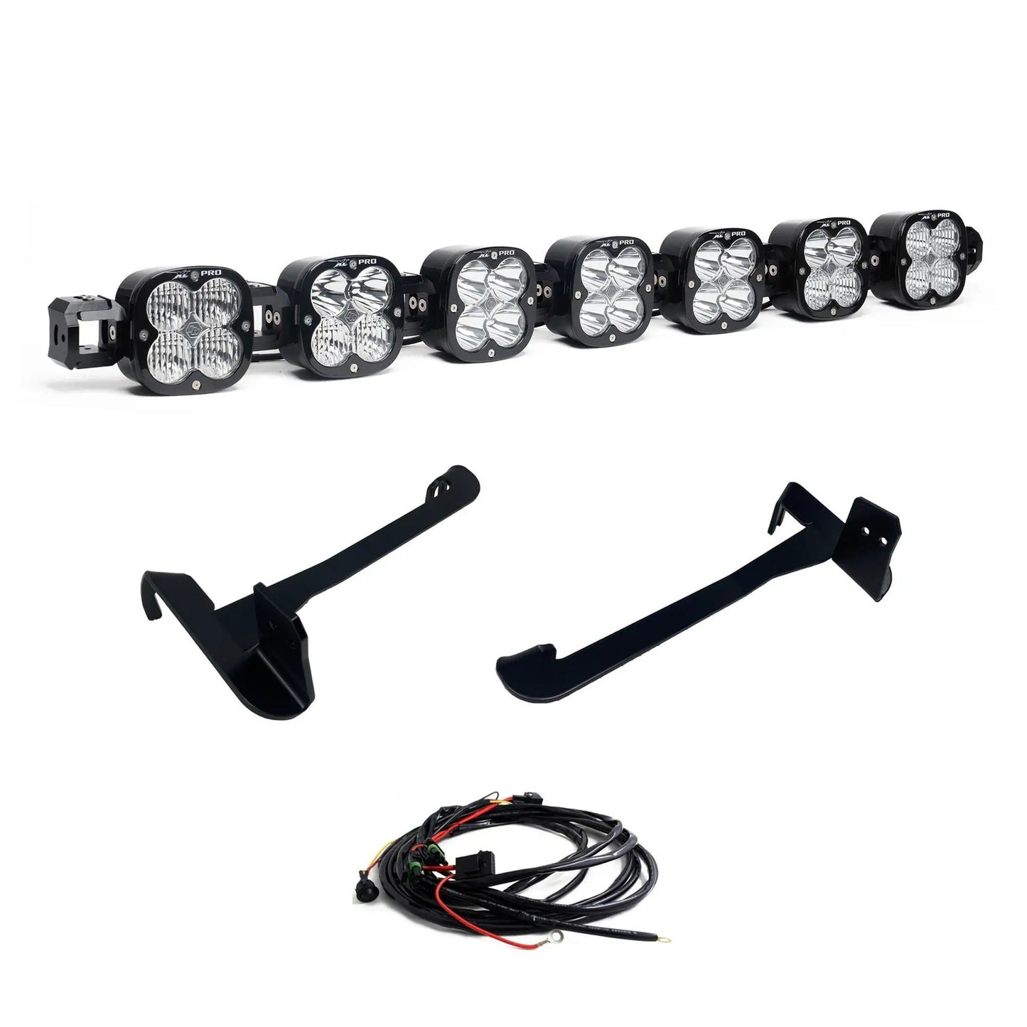 Baja Designs XL Pro Linkable Sport Bumper Light Kit - '19-26 2500/3500/4500/5500 (Multi-Pattern; Clear; Toggle Wiring) by Baja Designs