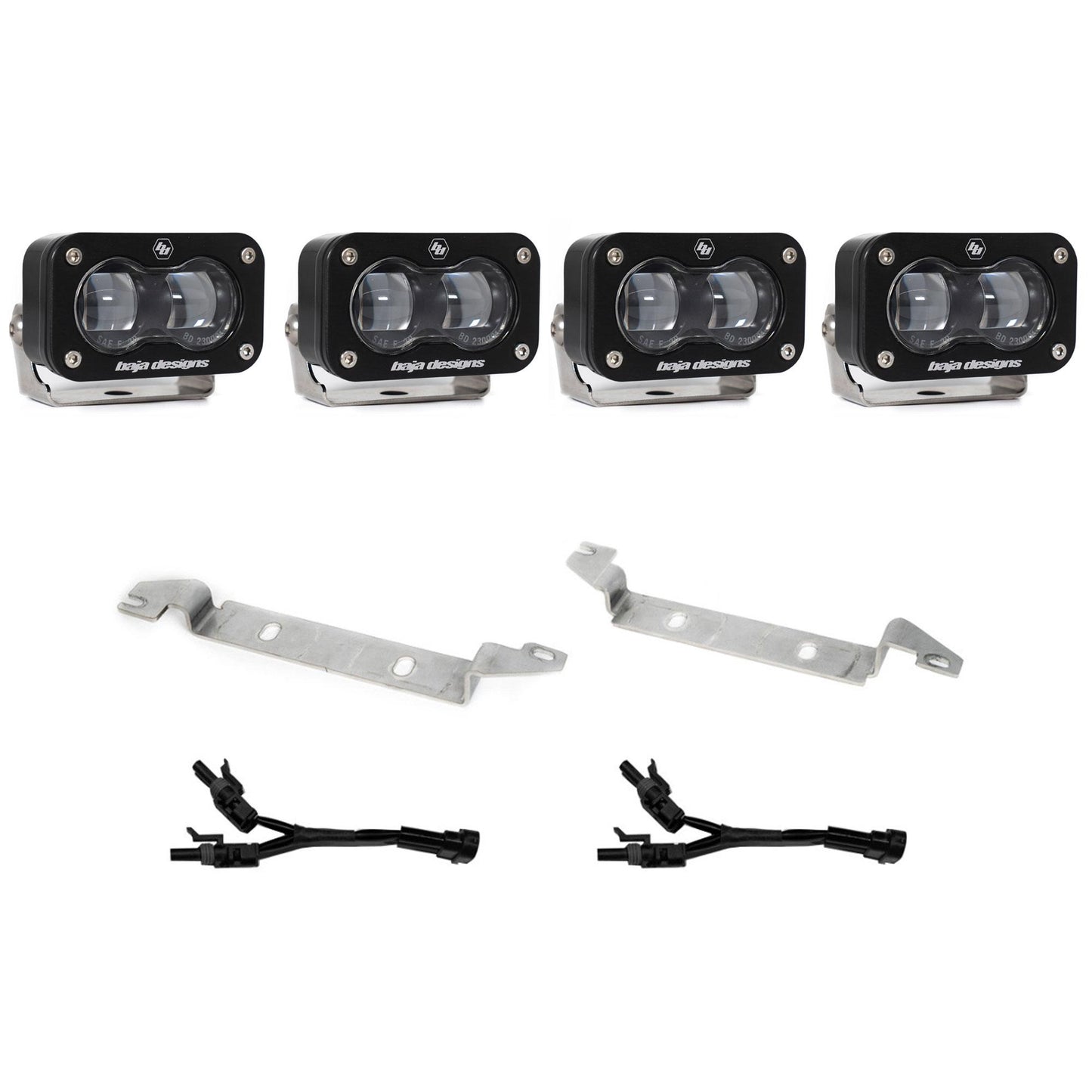 Baja Designs S2 SAE OEM Fog Light Replacement Kit - 2025-2026 Toyota 4Runner, Non-TRD Pro (Clear)