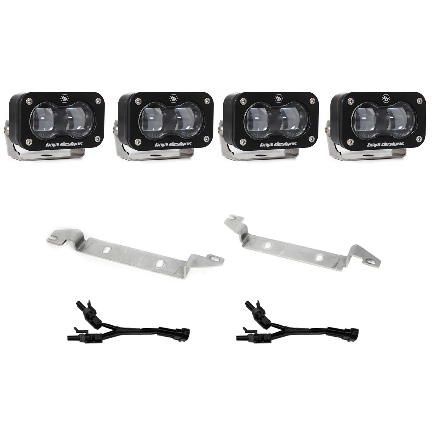 Baja Designs S2 SAE OEM Fog Light Replacement Kit - 2025-2026 Toyota 4Runner, Non-TRD Pro (Clear) by Baja Designs