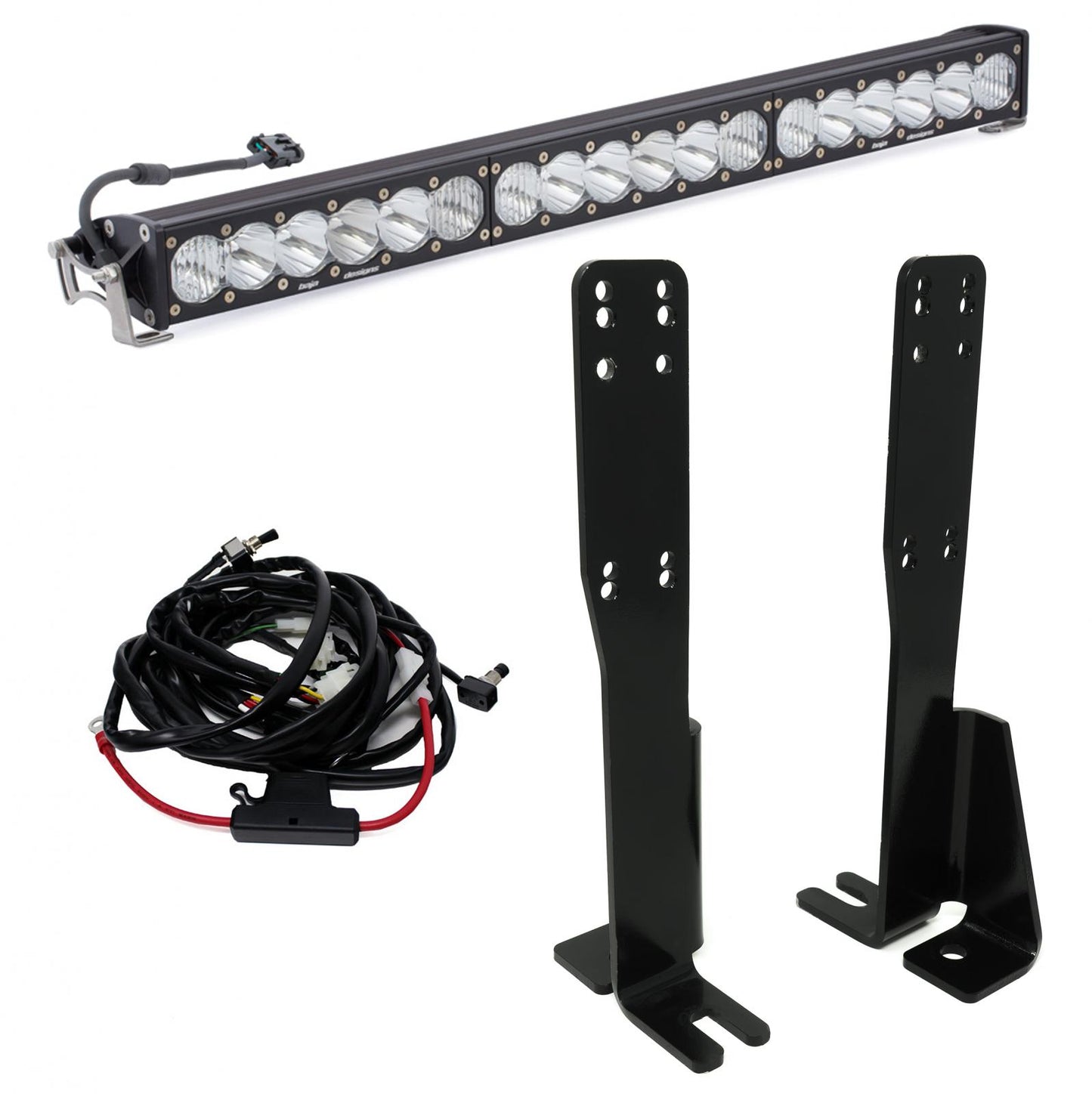Baja Designs OnX6+ 30 Inch Grille Lower Kit - '14-18 4Runner (Driving/Combo; Clear)