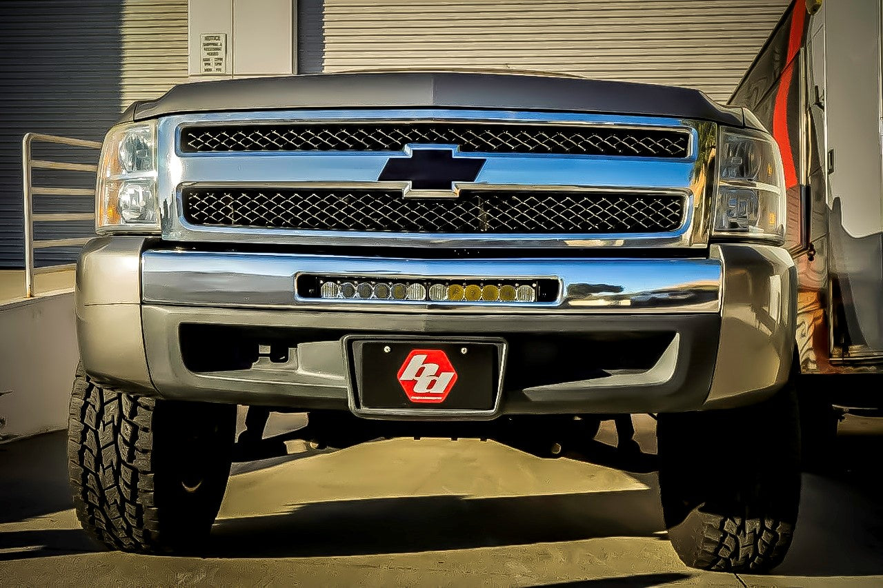 Baja Designs S8 20 Inch Bumper Kit - '07-13 Silverado/Sierra 1500/2500HD/3500HD {'07 New Body Style} (Driving/Combo; Clear)