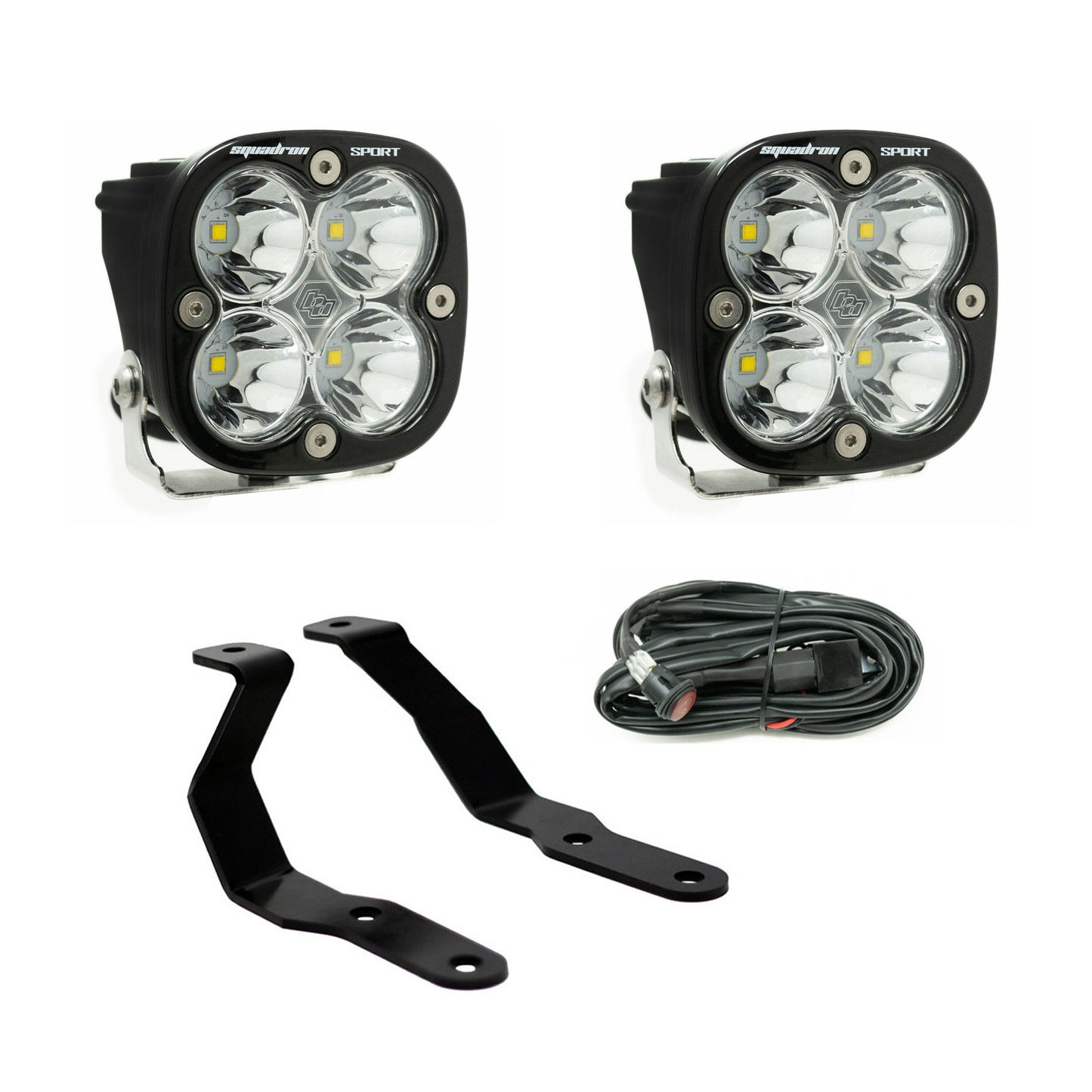 Baja Designs Squadron Sport A-Pillar Kit - '19-23 Ranger (Driving/Combo; Clear)