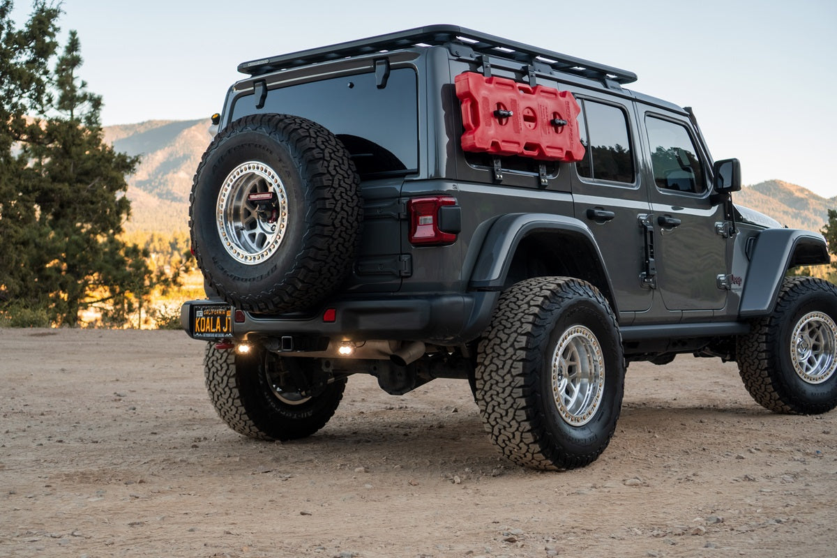 Baja Designs S2 Sport Dual Reverse Kit - '18-25 Wrangler JL; w/ OE Rubicon, Sahara Bumper (Wide Cornering; Clear; Toggle Wiring) by Baja Designs