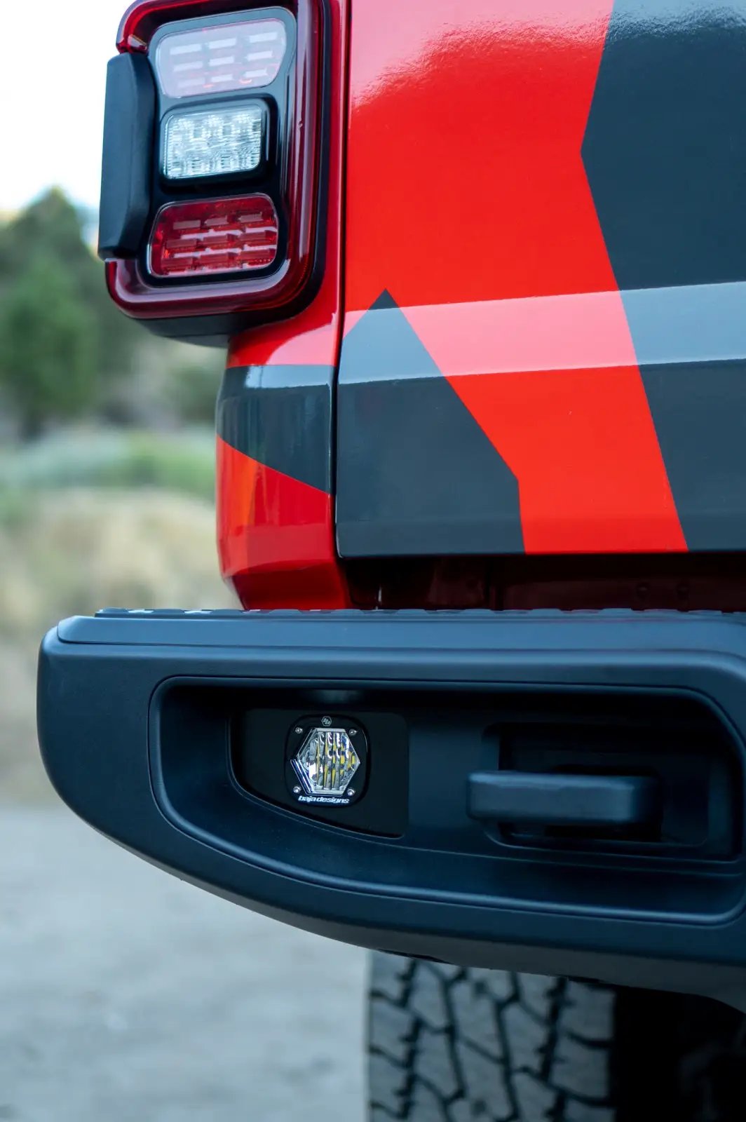 Baja Designs S1 Dual Reverse Kit - '20-26 Gladiator; w/ OE Bumper (Wide Cornering; Clear; Upfitter Wiring) by Baja Designs