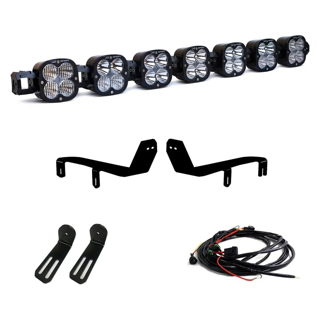 Baja Designs XL Sport Linkable Sport Bumper Light Kit - '17-19 F-250/350 Super Duty (Multi-Pattern; Clear; Toggle Wiring) by Baja Designs