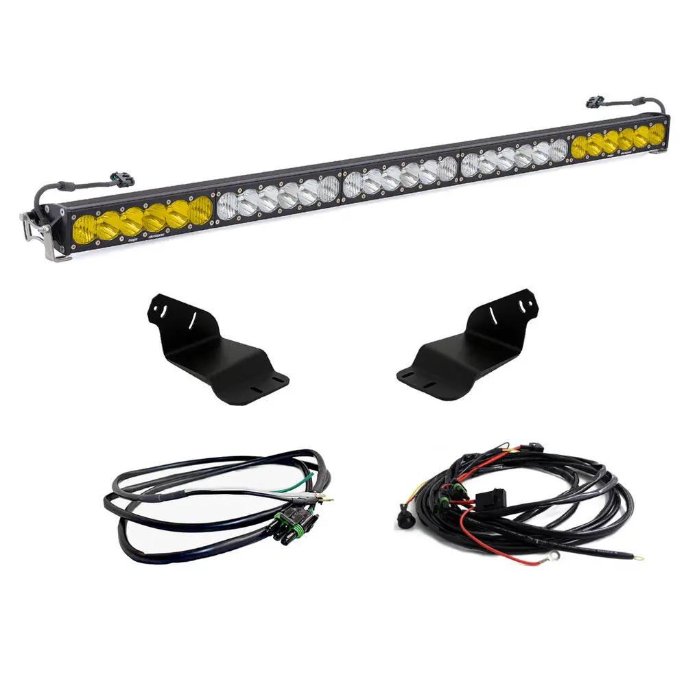 Baja Designs OnX6+ 50 Inch Roof Mount Kit - '21-26 Bronco; '22-26 Bronco Raptor (Multi-Pattern; Clear/Baja Amber; Upfitter Wiring) by Baja Designs