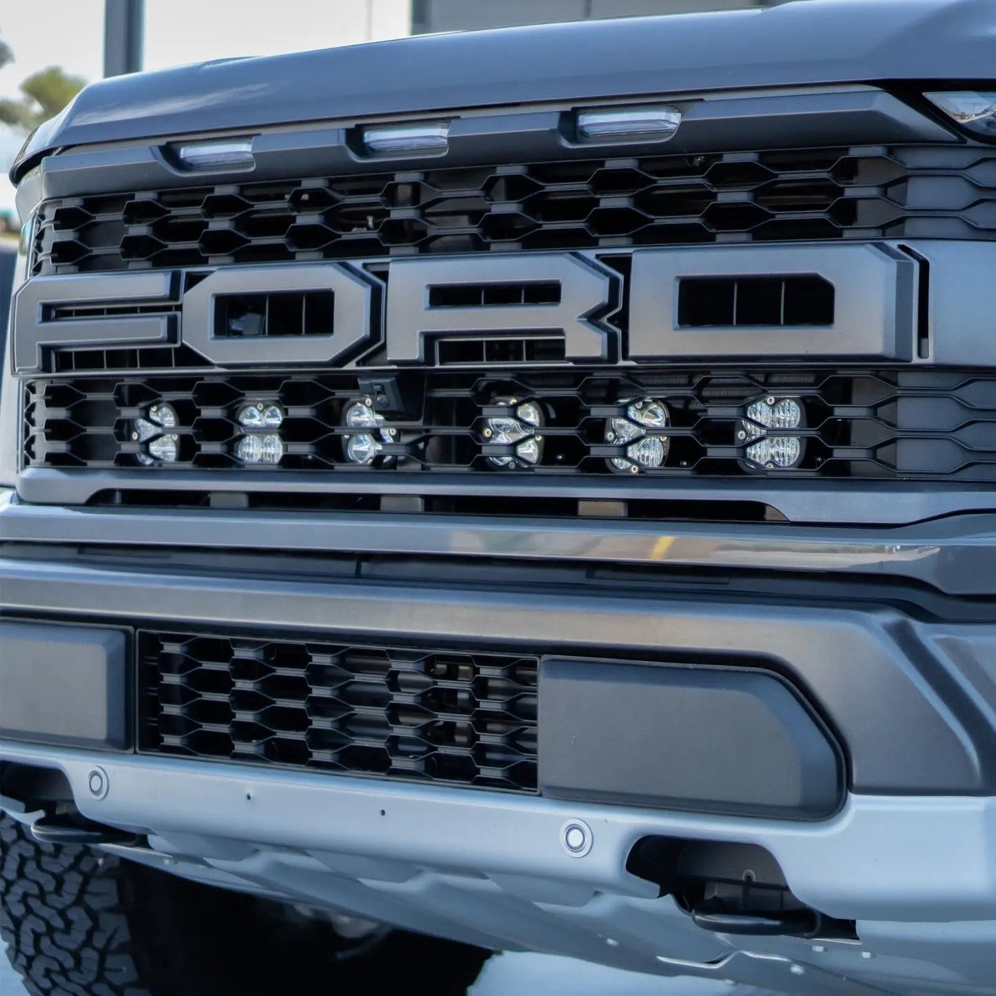 Baja Designs Squadron Pro Behind Grille Kit - '21-26 F-150 Raptor, '24-26 F-150 Raptor 37/R (Multi-Pattern; Clear) by Baja Designs