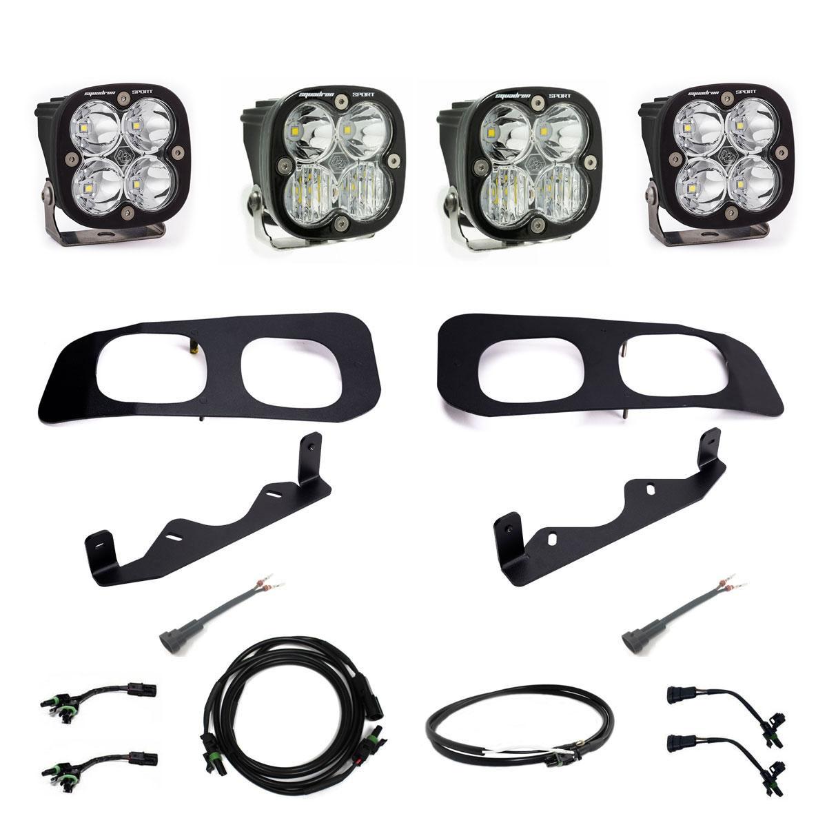 Baja Designs 2023-26 Ford Super Duty Dual Sportsman Fog Pocket Upfitter Kit by Baja Designs