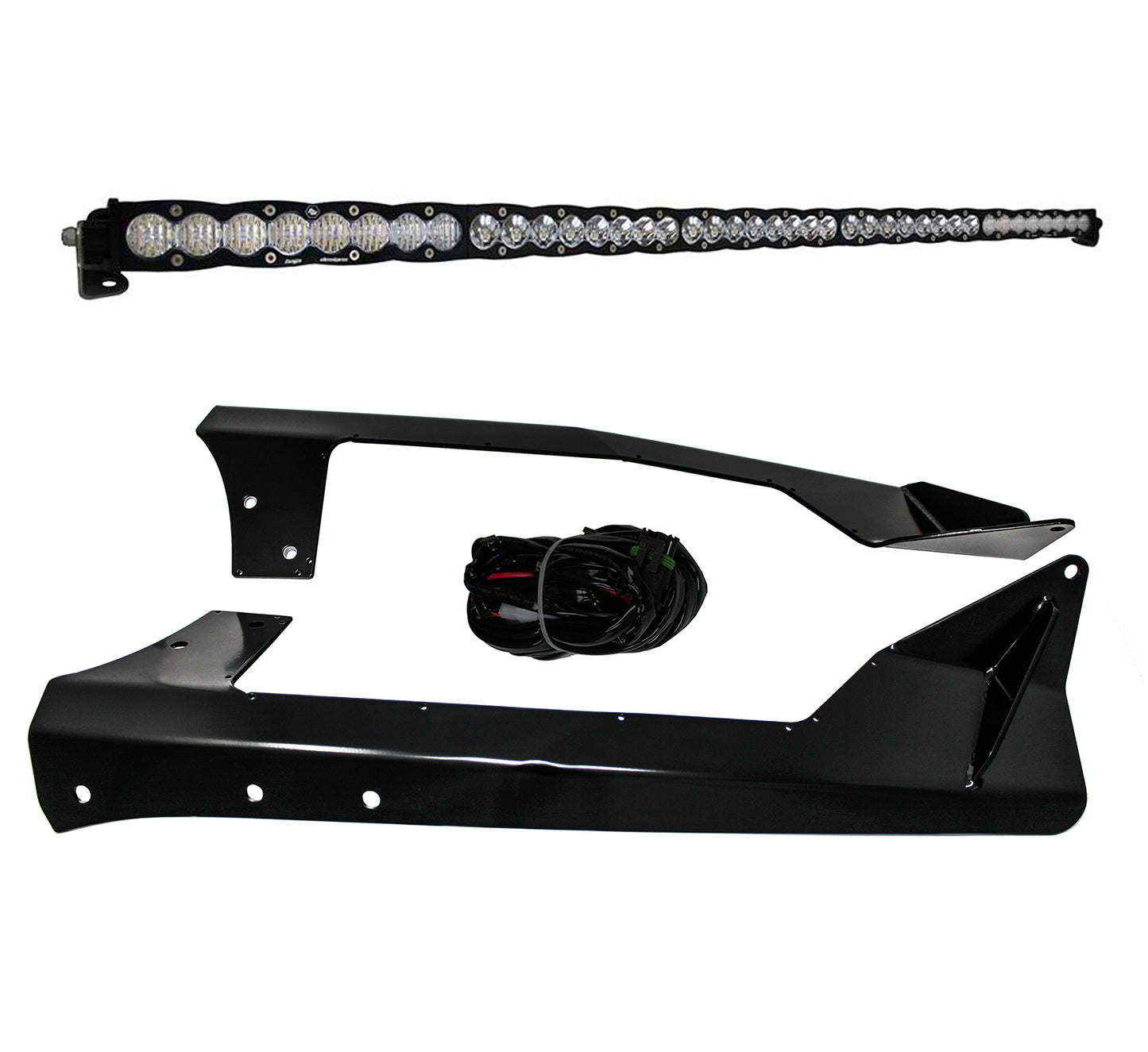 Baja Designs S8 50 Inch Roof Mount Kit - '07-18 Wrangler JK (Driving/Combo; Clear) by Baja Designs