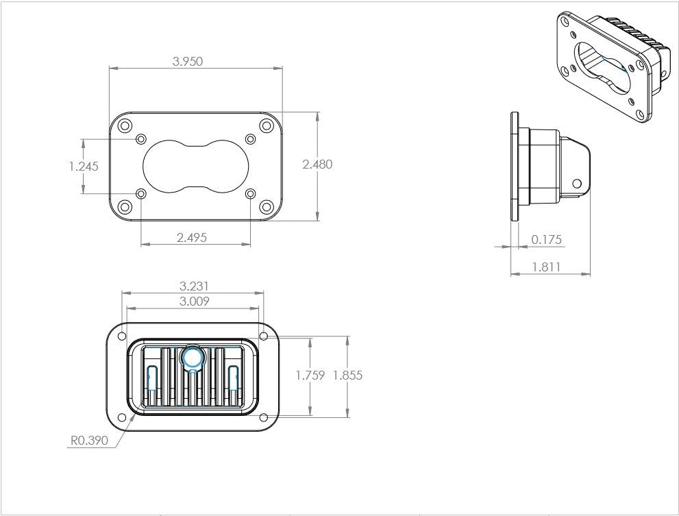 Baja Designs S2 Pro Black Flush Mount LED Light Pod (Wide Cornering; Baja Amber) by Baja Designs