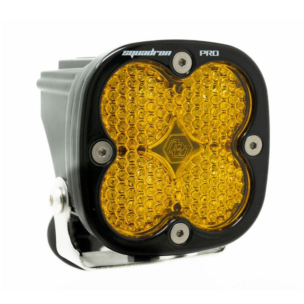 Baja Designs Squadron Pro Black LED Light Pod (Work/Scene; Baja Amber) by Baja Designs