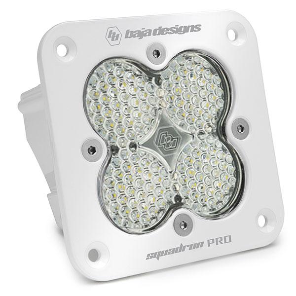 Baja Designs Squadron Pro White Flush Mount LED Light Pod (Work/Scene; Clear)