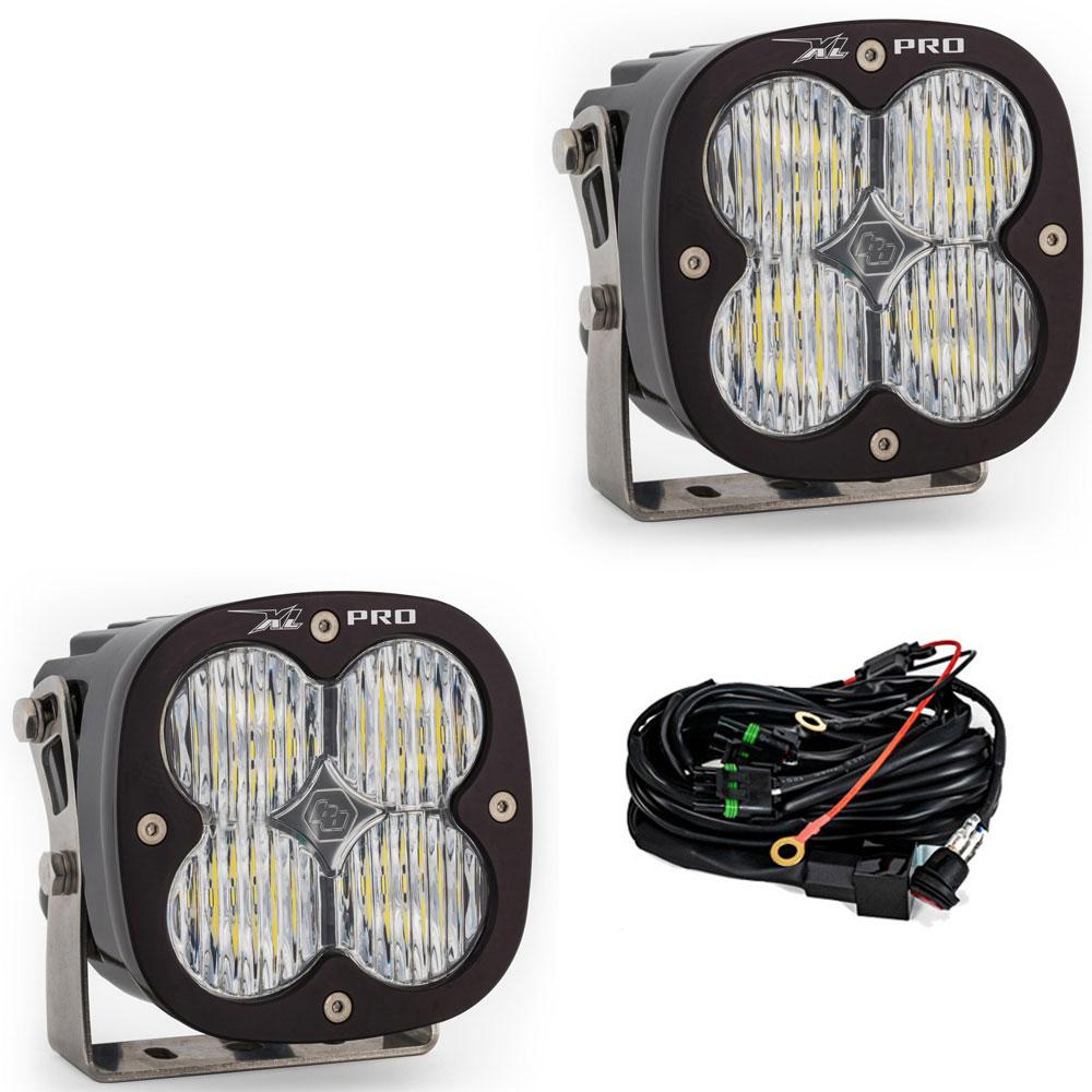 Baja Designs XL Pro LED Light Pod Pair (Wide Cornering; Clear)