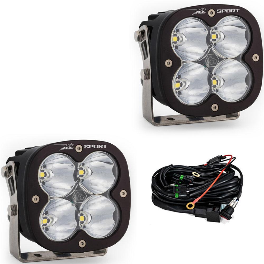 Baja Designs XL Sport LED Light Pod Pair (Spot; Clear)