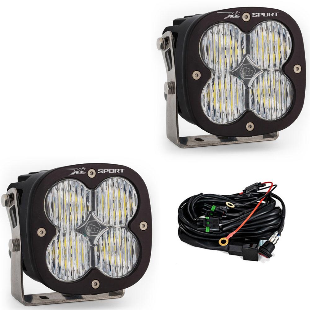 Baja Designs XL Sport LED Light Pod Pair (Wide Cornering; Clear)