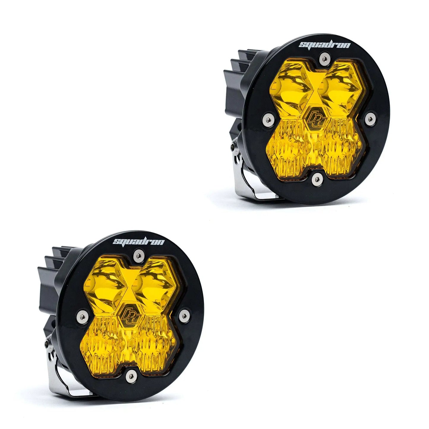 Baja Designs Squadron-R 2.0 Sport, Pair, LED Driving/Combo, Baja Amber, No Harness by Baja Designs