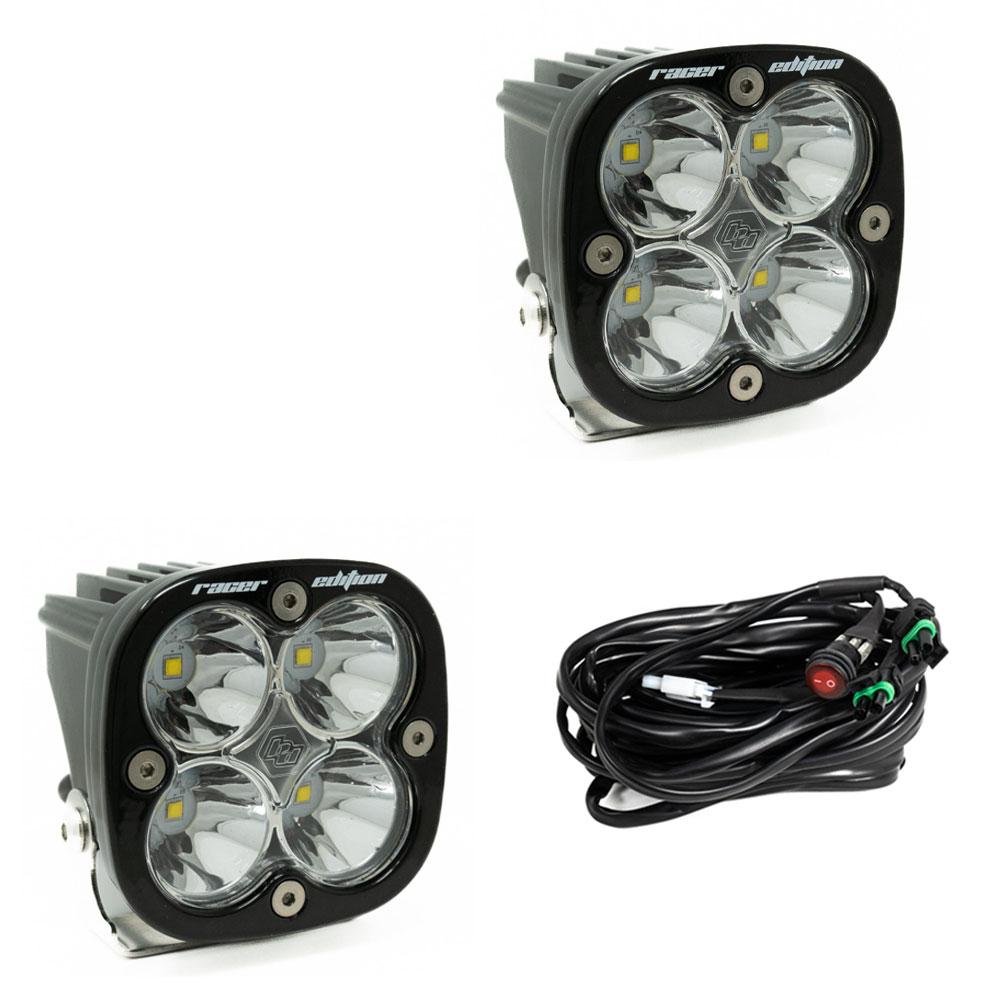 Baja Designs Squadron Racer Edition LED Light Pod Pair (Racer Spot; Clear)