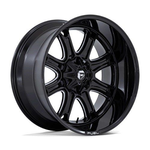 Fuel 1PC DARKSTAR 22X10 8X6.5 125 -18 G-BLK MILL