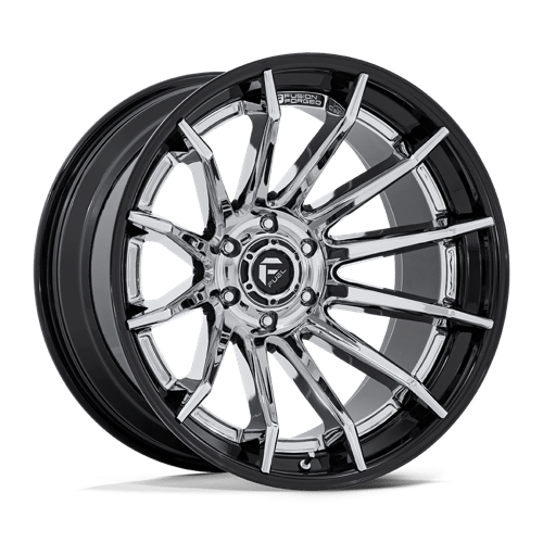 Fuel 1PC BURN 22X10 6X5.5 106 -18 CHR G-BLK