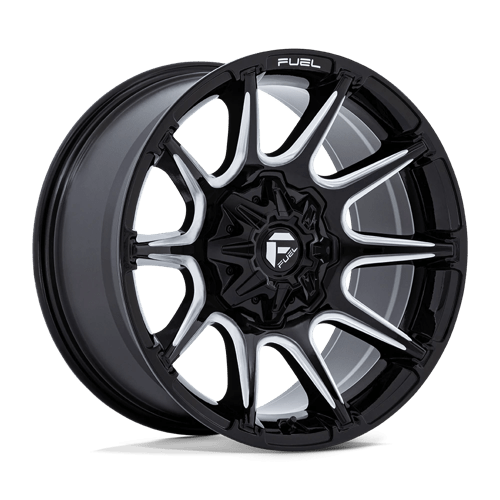 Fuel 1PC SUPER C 20X10 8X6.5 125 -18 G-BLK MILL