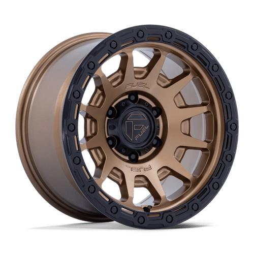 Fuel 1PC FORTRESS 17X8.5 5X5 71 +0 M-BRZ GBLK