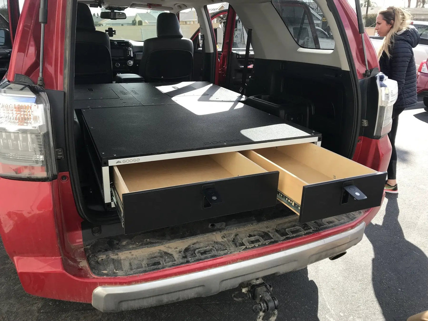 Stealth Sleep and Storage Package with Fitted Top Plate for Toyota 4Runner 2010-2024 5th Gen. by Goose Gear