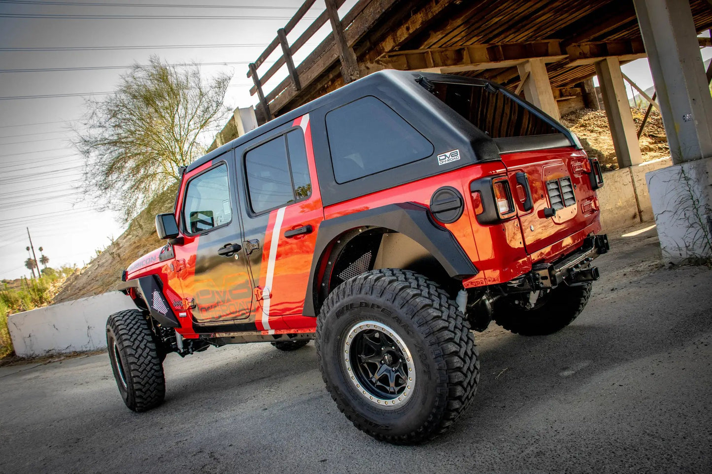 DV8 Offroad 18+Jeep JL 4-Door Hard Top; Fastback by DV8 Offroad