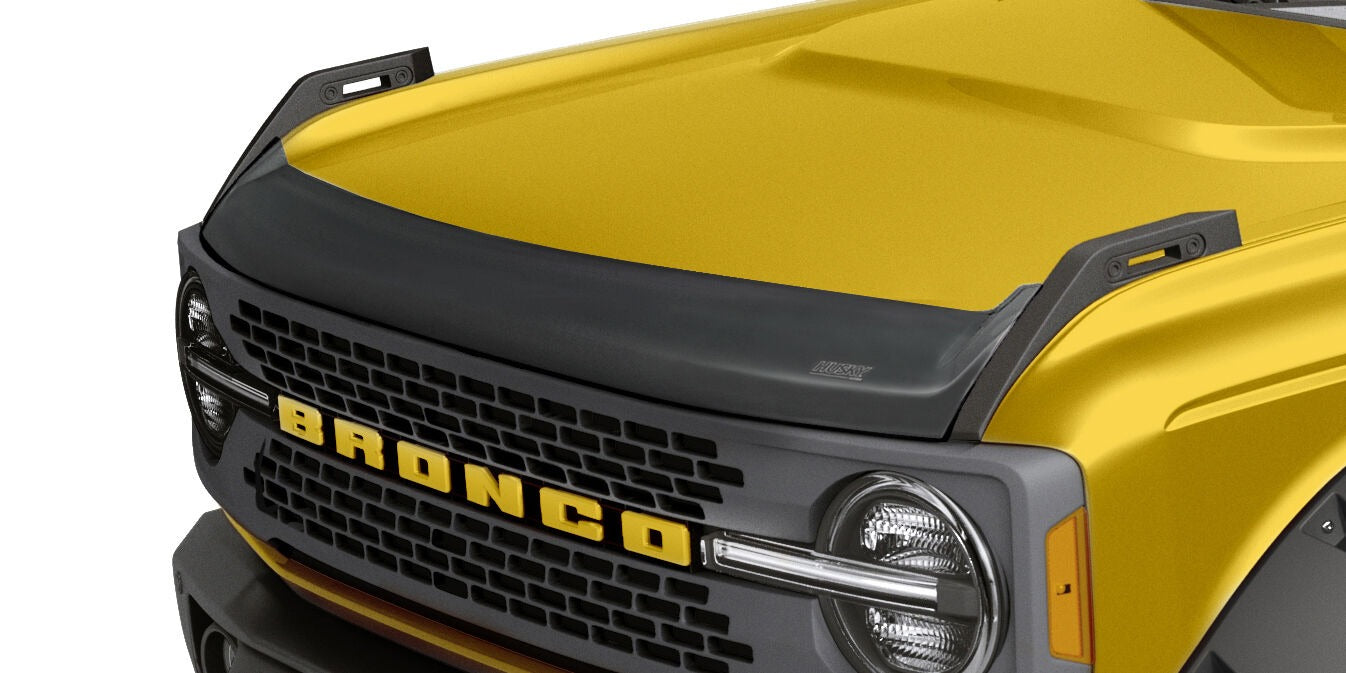 Husky Liners Aeroskin Hood Protector - Matt Black Low Profile