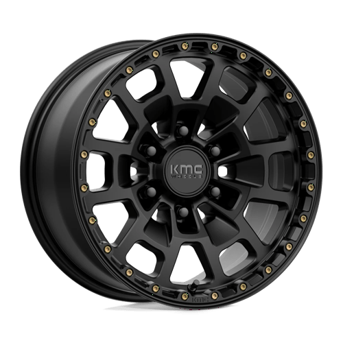 KMC KM718 17X8.5 6X135 S-BLK 18MM by KMC