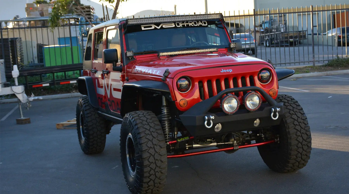 DV8 Offroad 07-18 Jeep JK Full A-Pillar Light Mount by DV8 Offroad