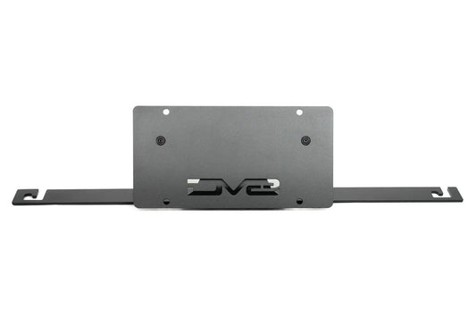 DV8 Offroad Ford Bronco Capable Bumper Slanted Front License Plate Mount by DV8 Offroad