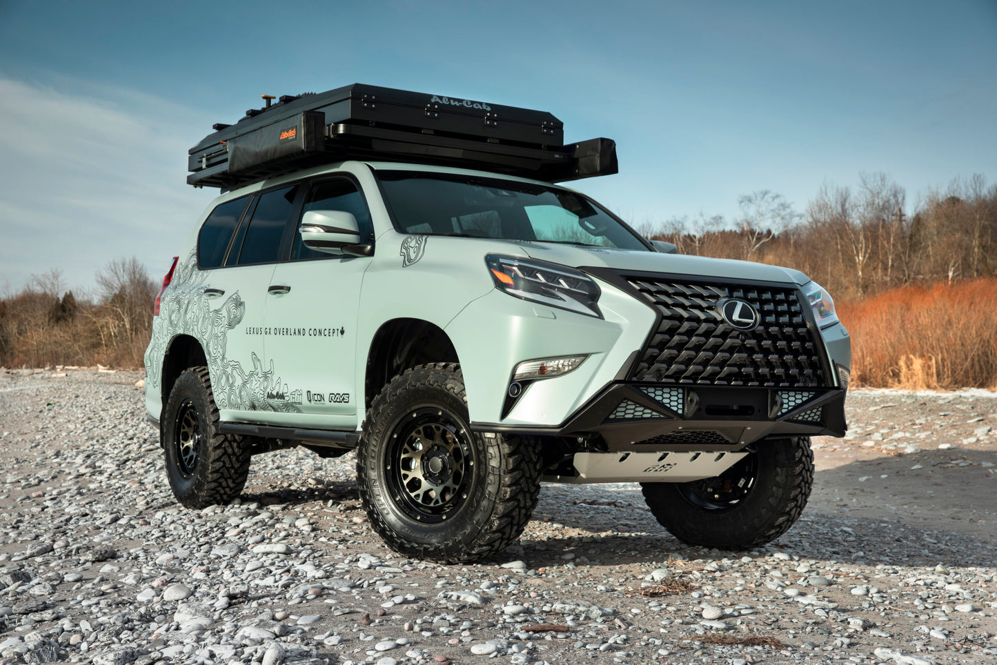 CBI Lexus GX460 Overland Bolt On Rock Sliders | 2010-2023