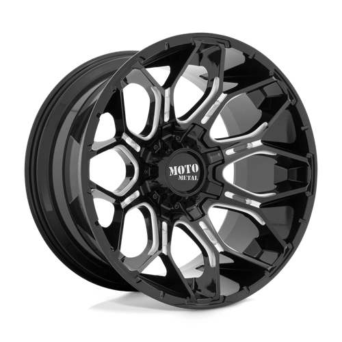 Moto Metal MO808 20X9 8X6.5 G-BLK MILL 00MM
