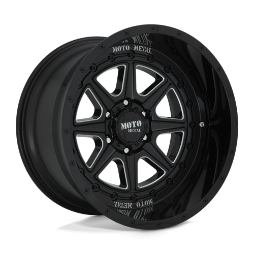 Moto Metal MO801 20X10 5X5.0 G-BLK MILL -18MM