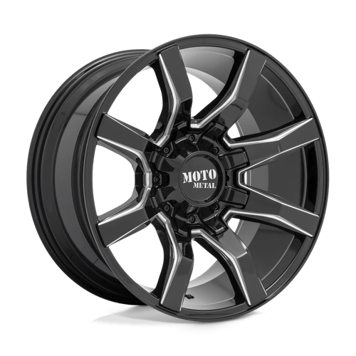 Moto Metal MO804 20X9 8X170 G-BLK MILL 00MM by Moto Metal