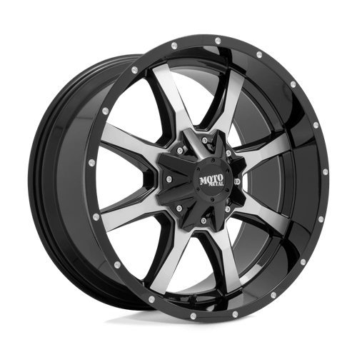 Moto Metal MO970 20X10 8X6.5 RED TINT CLEAR -24MM by Moto Metal