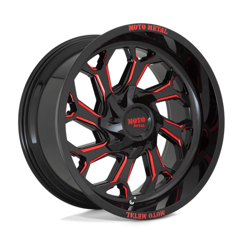 Moto Metal MO999 20X10 8X6.5 G-BLK MILL RTCC -18MM by Moto Metal