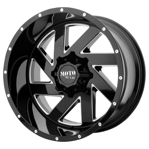 Moto Metal MO988 20X10 8X6.5 G-BLK MILL -18MM by Moto Metal