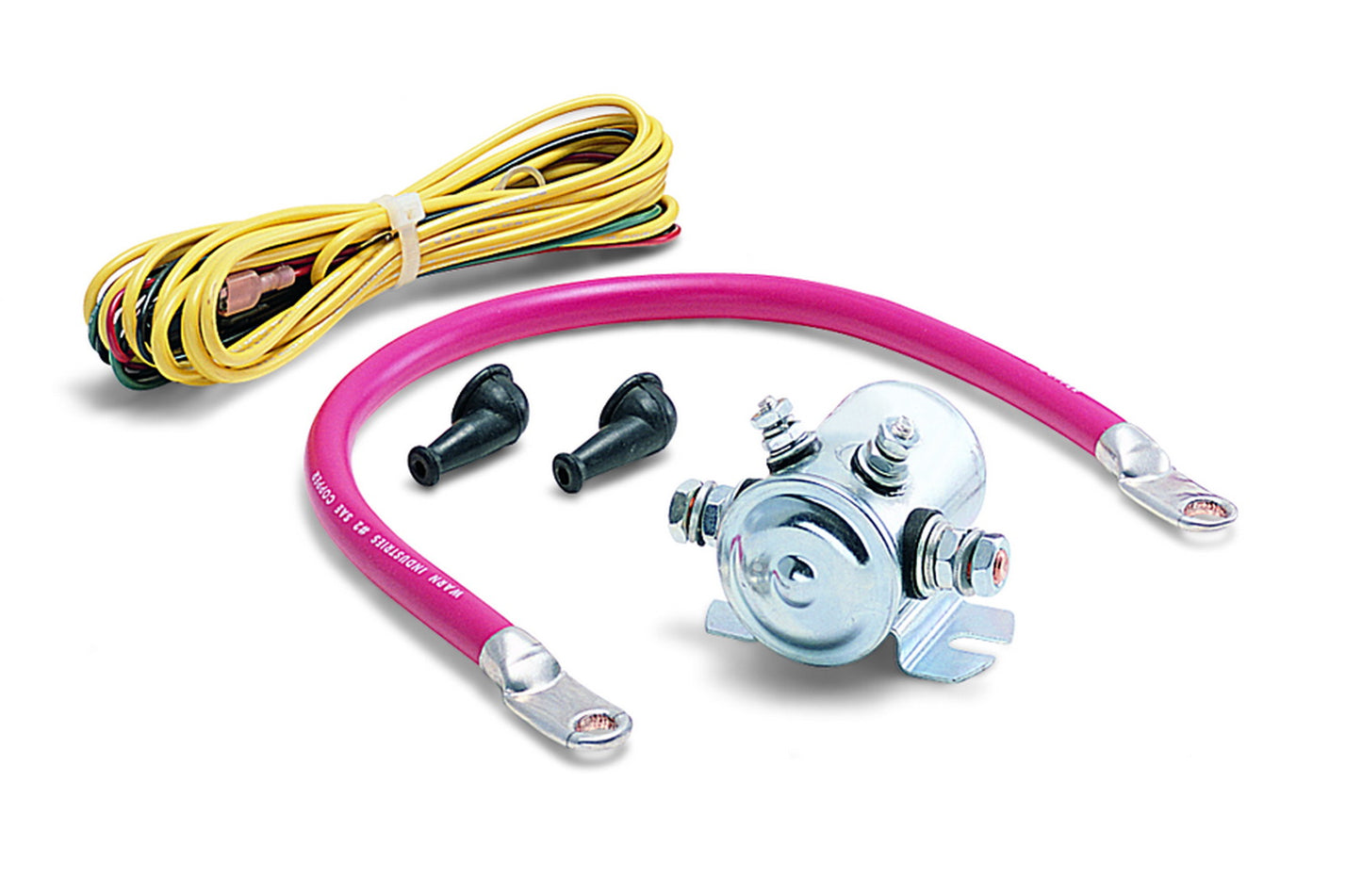 Warn With Solenoid; Battery Lead; Dash Mounted Switch; Wiring and Hardware