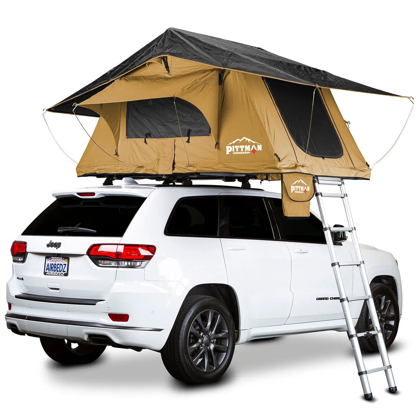 AirBedz TNT1.4 Series - Main Tent Color: Desert Brown Black Trim - Rainfly Color: Black Desert Trim by AirBedz