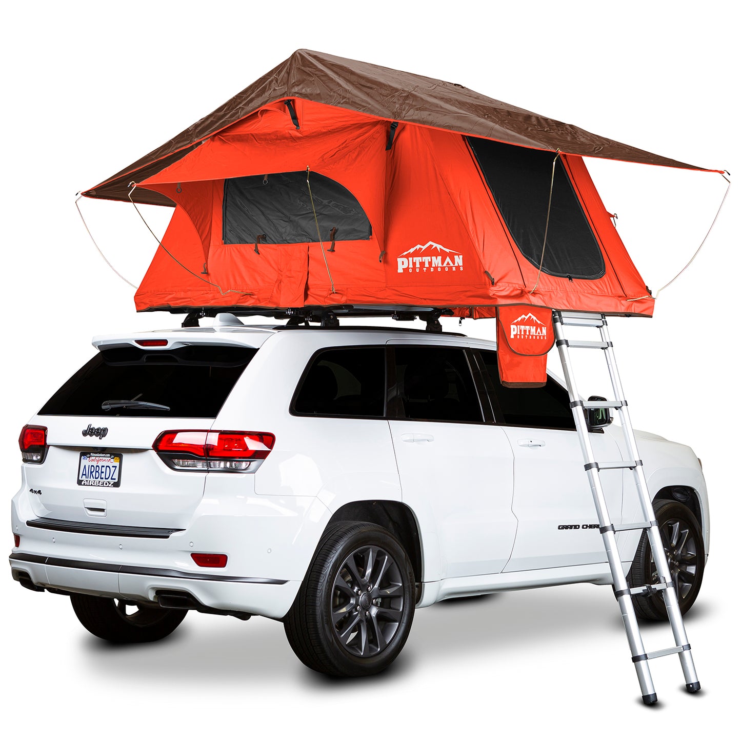 AirBedz TNT1.4 Series - Main Tent Color: Orange Coffee Brown Trim - Rainfly Color: Coffee Brown Orange Trim