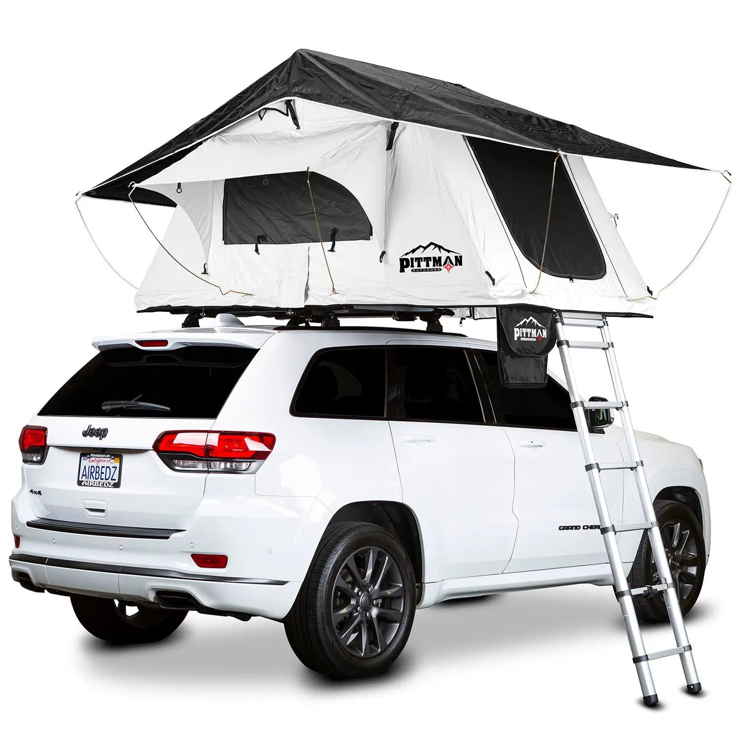 AirBedz TNT1.4 Series - Main Tent Color: Off White Black Trim - Rainfly Color: Black Off White Trim by AirBedz
