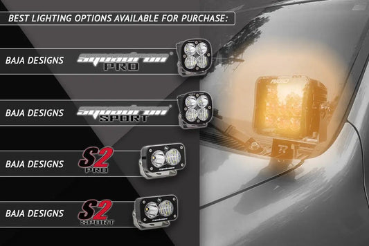 Rago Fabrication 2000-2006 1st Gen Toyota Tundra Ditch Light Brackets by Rago Fabrication
